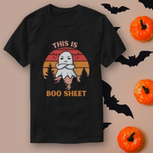 Dit is boekenblad retro Halloween T-shirt