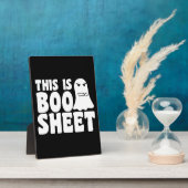 Dit is Boo Blad Geest Grappig Halloween Kostuum Fotoplaat (Zijkant)