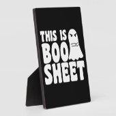 Dit is Boo Blad Geest Grappig Halloween Kostuum Fotoplaat (Zijkant)