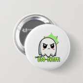 Dit Is Boo-blad Sticker Ronde Button 5,7 Cm (Voorkant /achterkant)