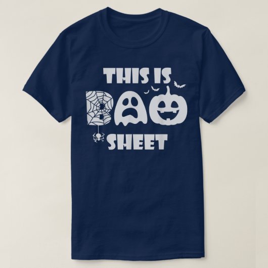 Dit is Boo Sheet Cute Schattig Boo Happy Hwee T-shirt (Design voorkant)