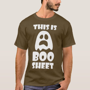Dit is Boo Sheet Cute Schattig Ghost Happy Hallow T-shirt