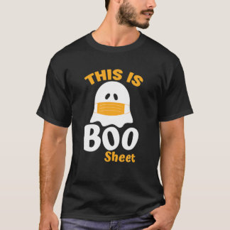 Dit is Boo Sheet Funny Halloween 2021 Ghost Mask T-shirt