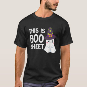 Dit is Boo Sheet Funny Halloween Costume Ghost T-shirt