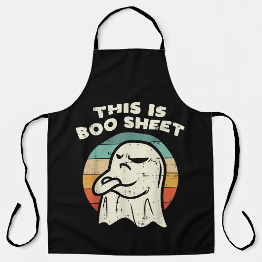 Dit Is Boo Sheet Geest Schort (Voorkant)