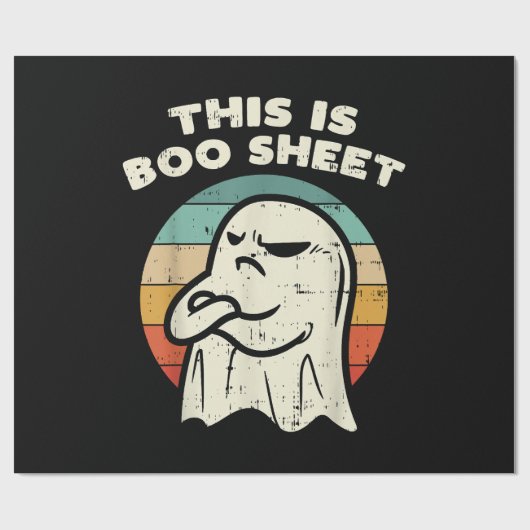 Dit is Boo Sheet Ghost Cadeaupapier (Vlak)