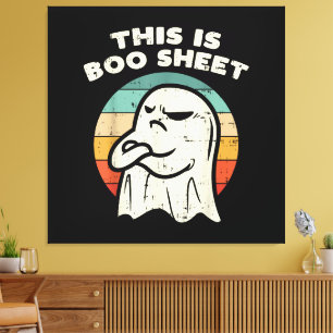 Dit is Boo Sheet Ghost Canvas Afdruk