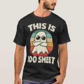 Dit is Boo Sheet Ghost Funny Halloween T-shirt (Voorkant)