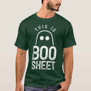 Dit is Boo Sheet Ghost Ghost Halloween Scary T-shirt