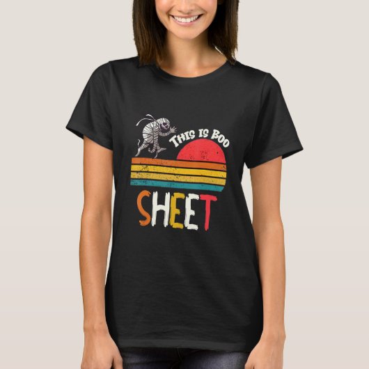 Dit is Boo Sheet Ghost Ghost Halloween Scary T-shirt (Voorkant)