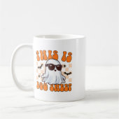 Dit is Boo Sheet Ghost Groovy Halloween Costume M Koffiemok (Links)