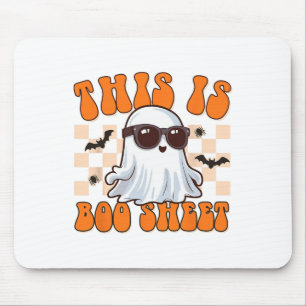 Dit is Boo Sheet Ghost Groovy Halloween Costume M Muismat