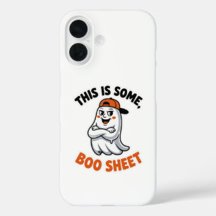 Dit is Boo Sheet Ghost Groovy Halloween Costuum iPhone 16 Hoesje