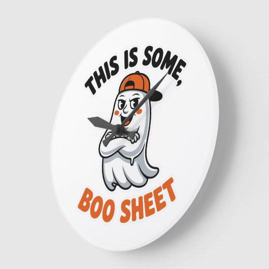 Dit is Boo Sheet Ghost Groovy Halloween Costuum Grote Klok (Hoek)