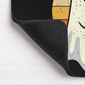 Dit is Boo Sheet Ghost Retro Halloween Costume Me Muismat (Hoek)