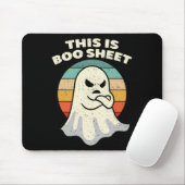 Dit is Boo Sheet Ghost Retro Halloween Costume Me Muismat (Met muis)