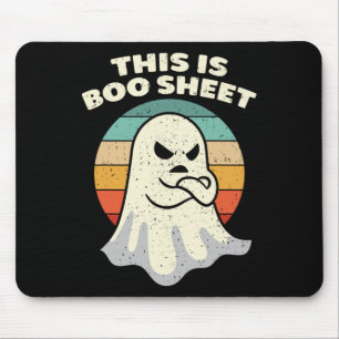 Dit is Boo Sheet Ghost Retro Halloween Costume Me Muismat