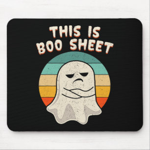 Dit is Boo Sheet Ghost Retro Halloween Costume Me Muismat