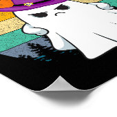Dit is Boo Sheet Ghost Retro Halloween Costume Me Poster (Hoek)