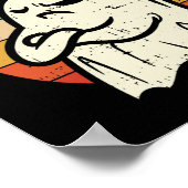 Dit is Boo Sheet Ghost Retro Halloween Costume Me Poster (Hoek)