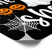 Dit is Boo Sheet Ghost Retro Halloween Costume Me Poster (Hoek)