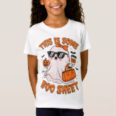 Dit is Boo Sheet Ghost Retro Halloween Costume Me T-shirt (Voorkant)