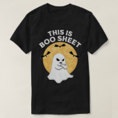 Dit is Boo Sheet Ghost Retro Halloween Costume Me T-shirt (Design voorkant)