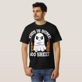 Dit is Boo Sheet Ghost Retro Halloween Costume Me T-shirt (Voorkant volledig)