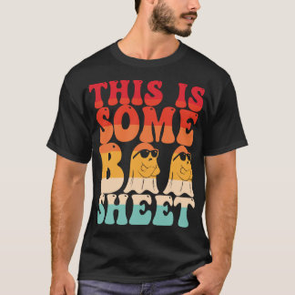 Dit is Boo Sheet Ghost Retro Halloween Costume Me T-shirt
