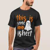 Dit is Boo Sheet Ghost Retro Halloween Costume Me T-shirt (Voorkant)