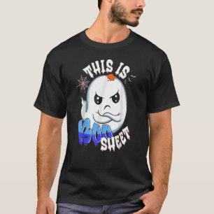 Dit is Boo Sheet Ghost Retro Halloween Costume Me T-shirt