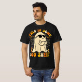 Dit is Boo Sheet Ghost Retro Halloween Costume Me T-shirt (Voorkant volledig)