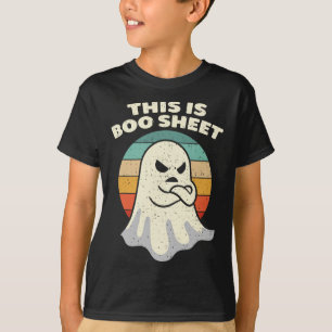 Dit is Boo Sheet Ghost Retro Halloween Costume Me T-shirt