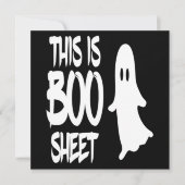 Dit is Boo Sheet Ghost Spooky Halloween Gift Kaart (Voorkant)