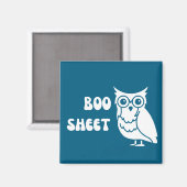 Dit is Boo Sheet groovy Magneet (Voorkant / Achterkant)