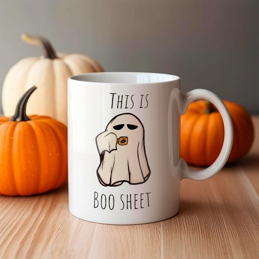 Dit is Boo Sheet Halloween Koffiemok
