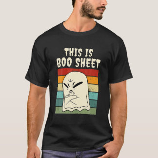 Dit is Boo Sheet Retro Halloween. T-shirt