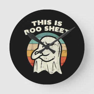 Dit is Boo Sheet spook Ronde Klok