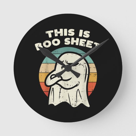 Dit is Boo Sheet spook Ronde Klok (Voorkant)