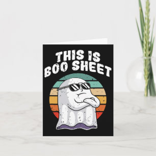 Dit Is Boo Vel Fun Halloween Kostuum Spook Grap  Kaart