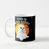 Dit is BOOSheet Ghost Retro Halloween Costuum Koffiemok (Links)