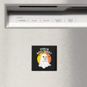 Dit is BOOSheet Ghost Retro Halloween Costuum Magneet (Insitu (Vaatwasser))