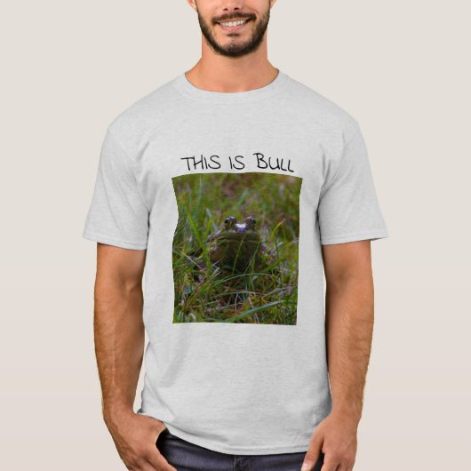 "DIT IS BULL" Bullfrog t shirt (Voorkant)