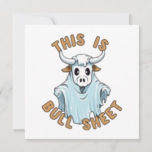 Dit is bull sheet - grappig boek blad