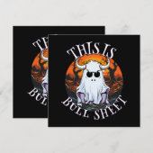 Dit is bull sheet - grappige boo sheet (Voorkant / Achterkant)
