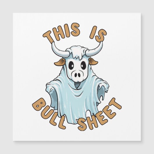 Dit is bullshit - grappige boe sheet (Voorkant)