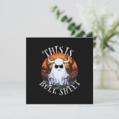 Dit is bullshit - grappige boe sheet kaart (Staand voorkant)