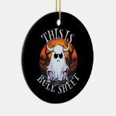 Dit is bullshit - grappige boe sheet keramisch ornament (Rechts)