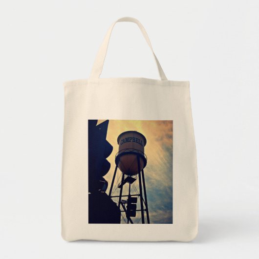 Dit is Campbell, CA Canvas Grocery Tas (Voorkant)