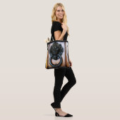 Dit is Campbell CA, historische Ansley House Knock Tote Bag (Op model)